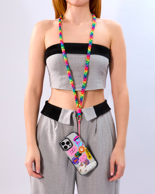 Telefon Boyun Askılığı Gökkuşağı