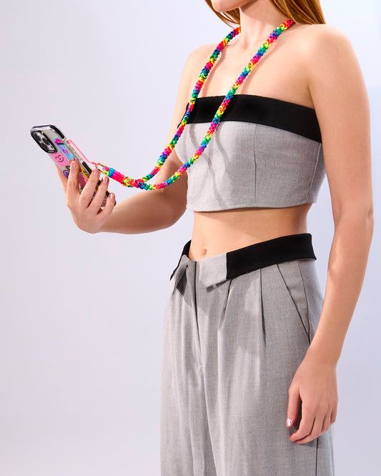 Telefon Boyun Askılığı Gökkuşağı