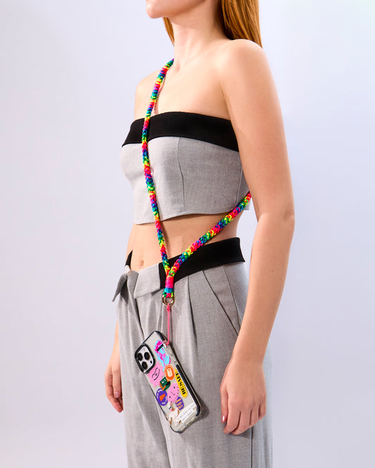 Telefon Boyun Askılığı Gökkuşağı