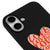 iPhone 16 Gossip Love Telefon Kılıfı - Renkli Silikon - Siyah