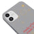 iPhone 12 Made to Love Telefon Kılıfı - Renkli Silikon - Gri