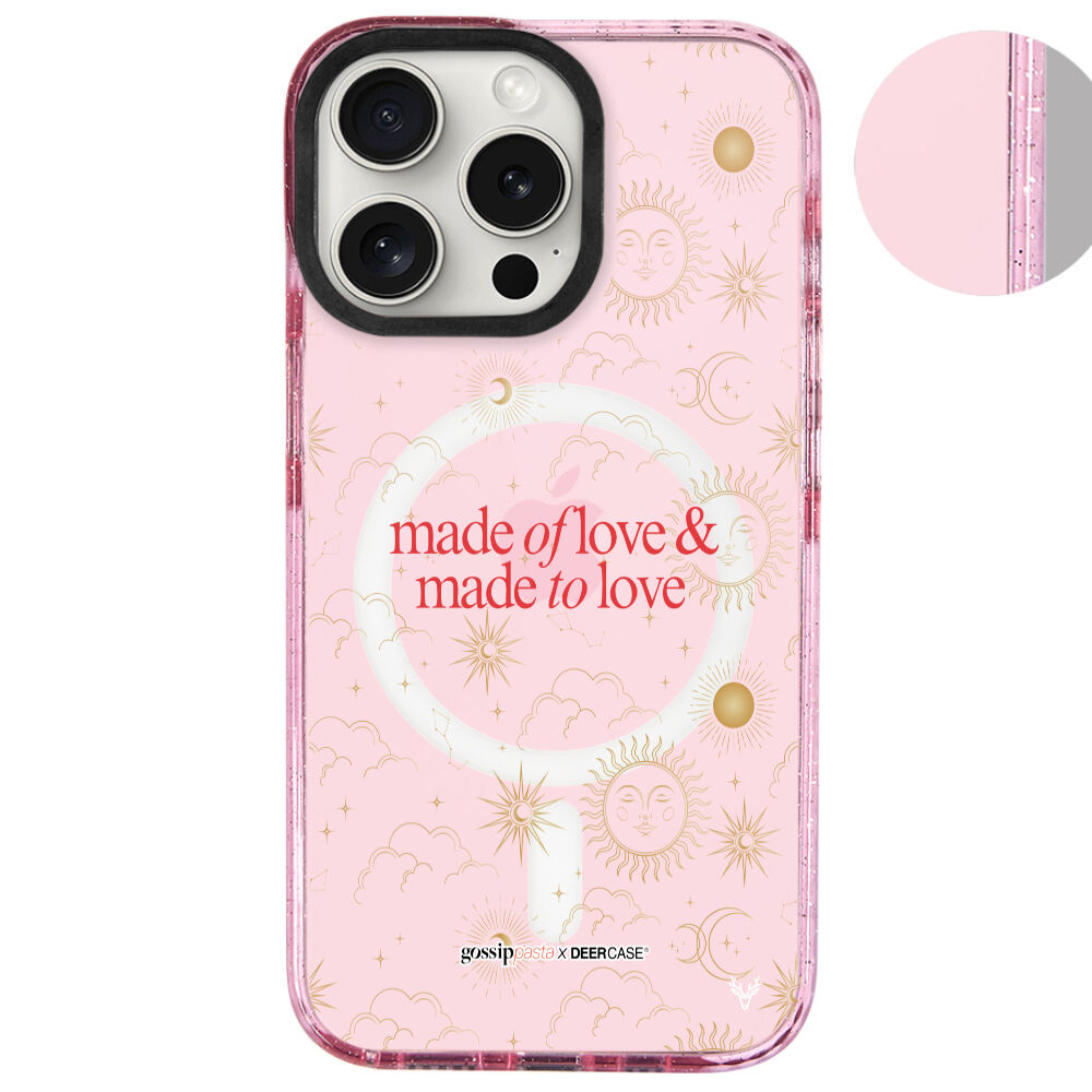 MagsafeliArtycaseSimliPembe