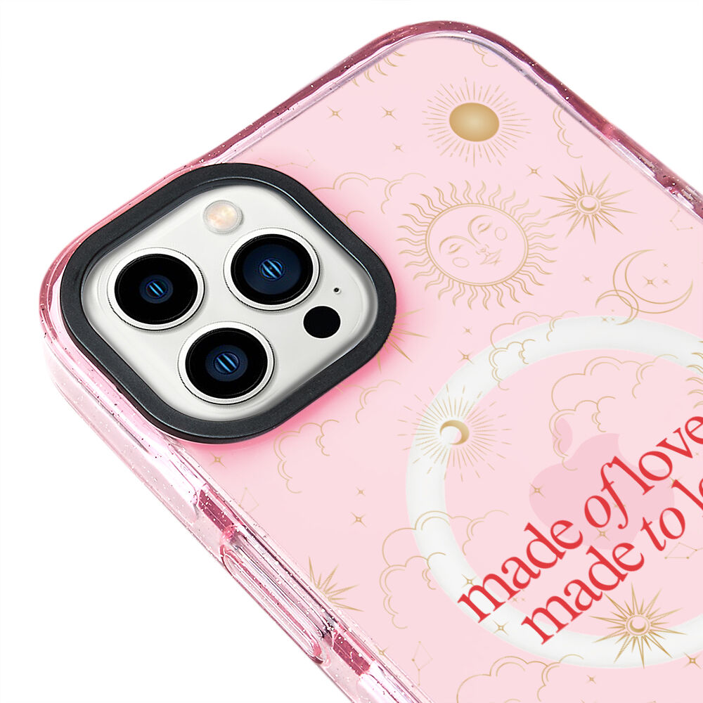 MagsafeliArtycaseSimliPembe