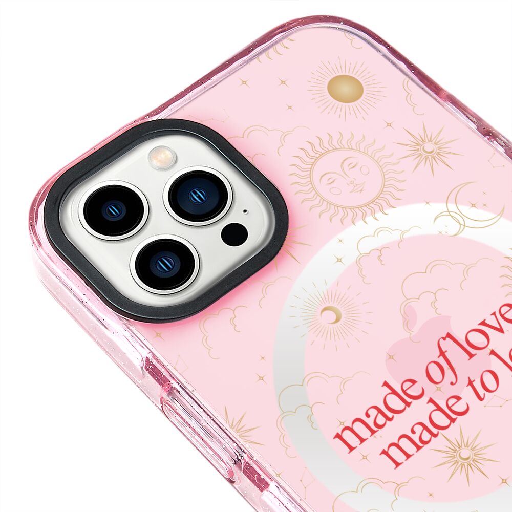 MagsafeliArtycaseSimliPembe