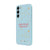 Samsung S22 Made to Love Telefon Kılıfı - Renkli Silikon - Mavi
