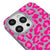 iPhone 14 Pro Pinky Dots Telefon Kılıfı - Renkli Silikon - Gri