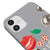 iPhone 12 Luck Lips Berry Telefon Kılıfı - Renkli Silikon - Gri