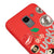 Samsung J6 Luck Lips Berry Telefon Kılıfı - Renkli Silikon - Kırmızı