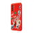 Samsung M23 5G Luck Lips Berry Telefon Kılıfı - Renkli Silikon - Kırmızı