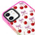iPhone 12 Berries Ribbons Telefon Kılıfı - Artycase - Pembe Yeşil