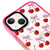iPhone 13 Mini Berries Ribbons Telefon Kılıfı - Artycase - Pembe Yeşil