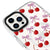 iPhone 13 Pro Berries Ribbons Telefon Kılıfı - Magsafeli Artycase - Beyaz