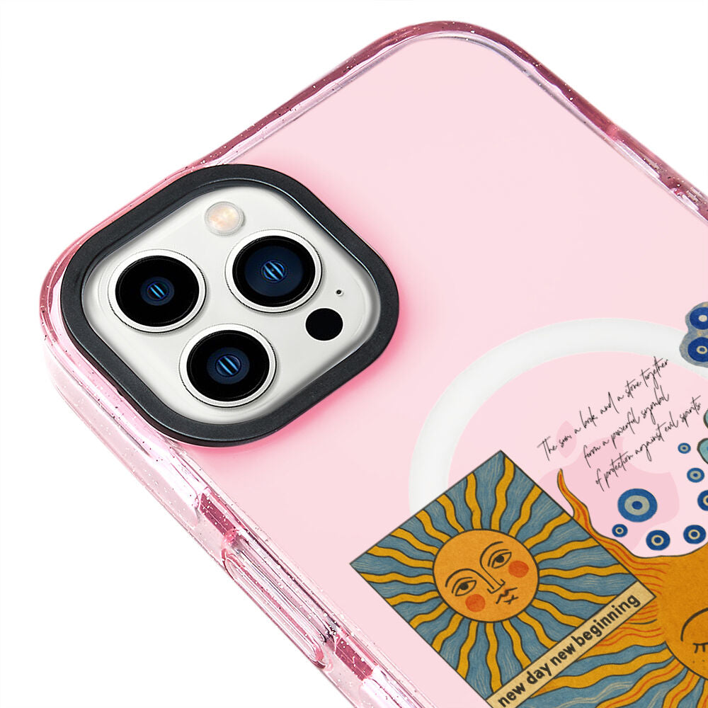 MagsafeliArtycaseSimliPembe