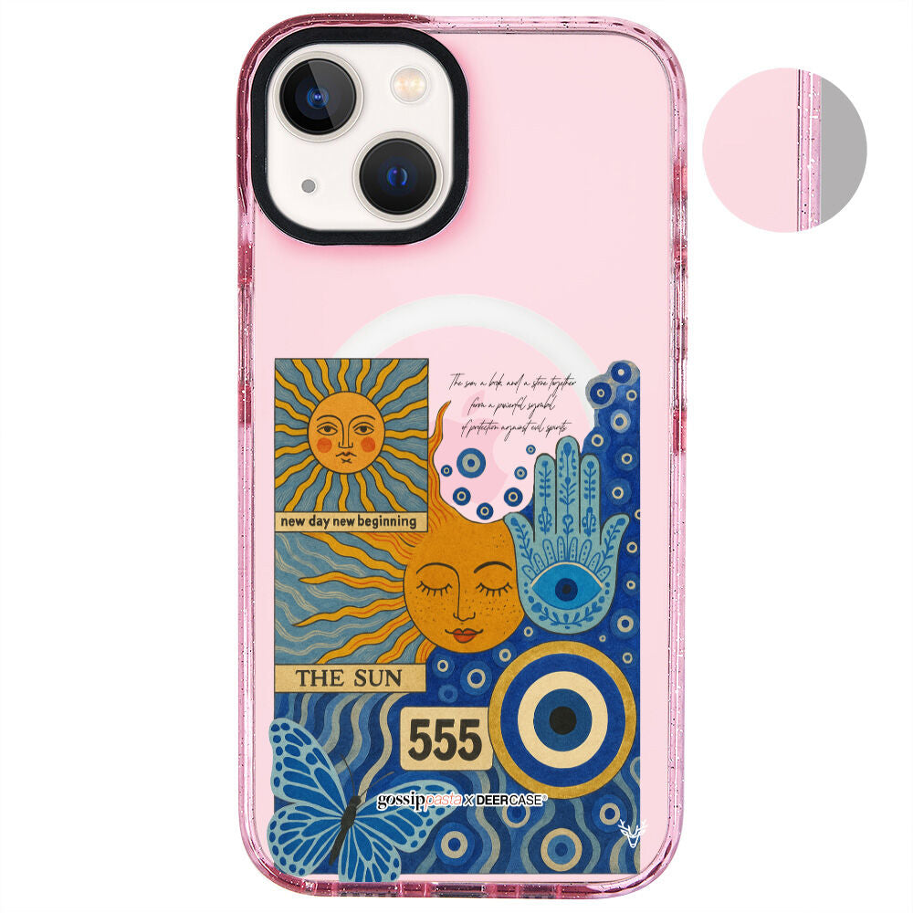 MagsafeliArtycaseSimliPembe