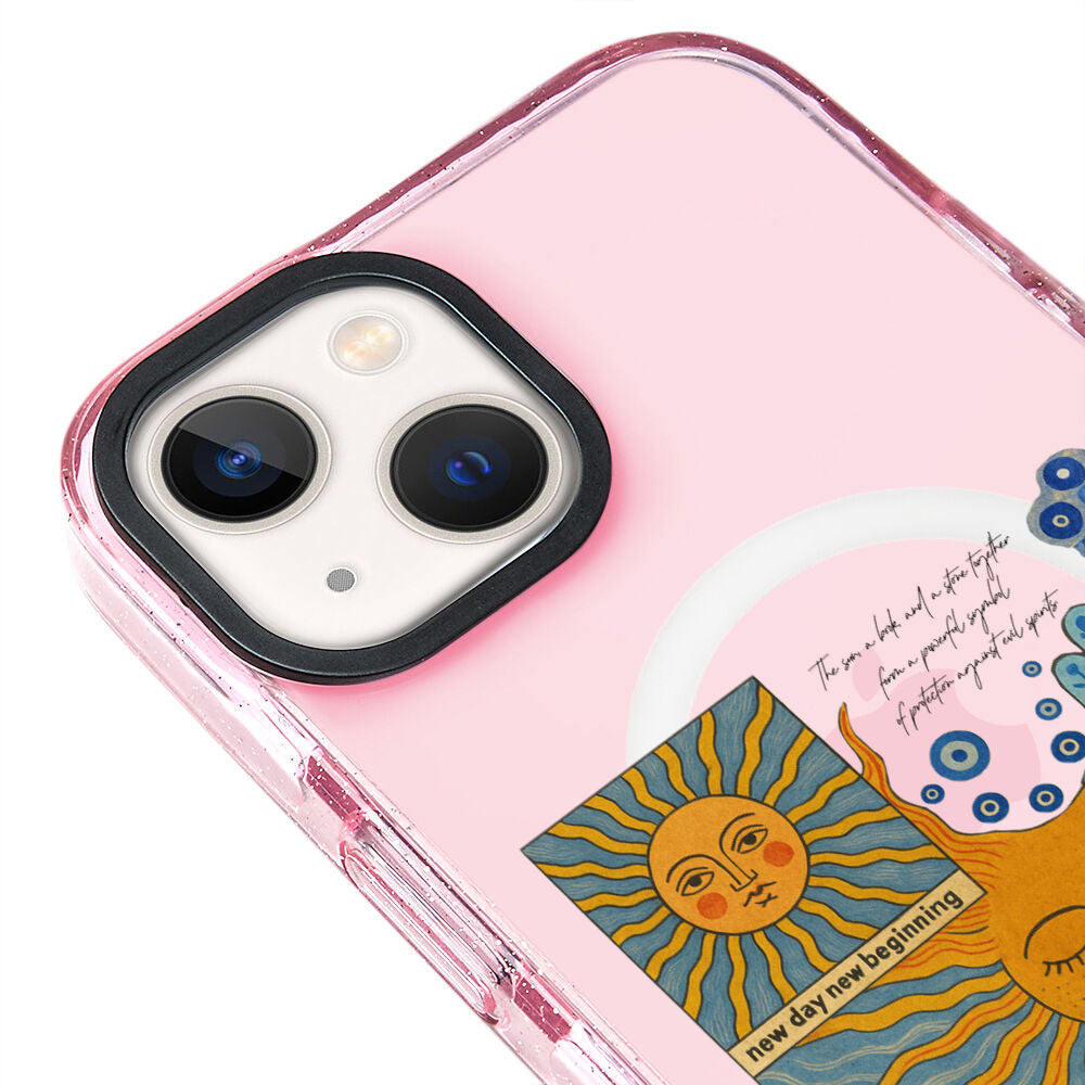 MagsafeliArtycaseSimliPembe