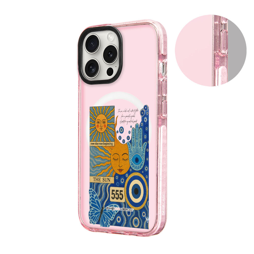 MagsafeliArtycaseSimliPembe