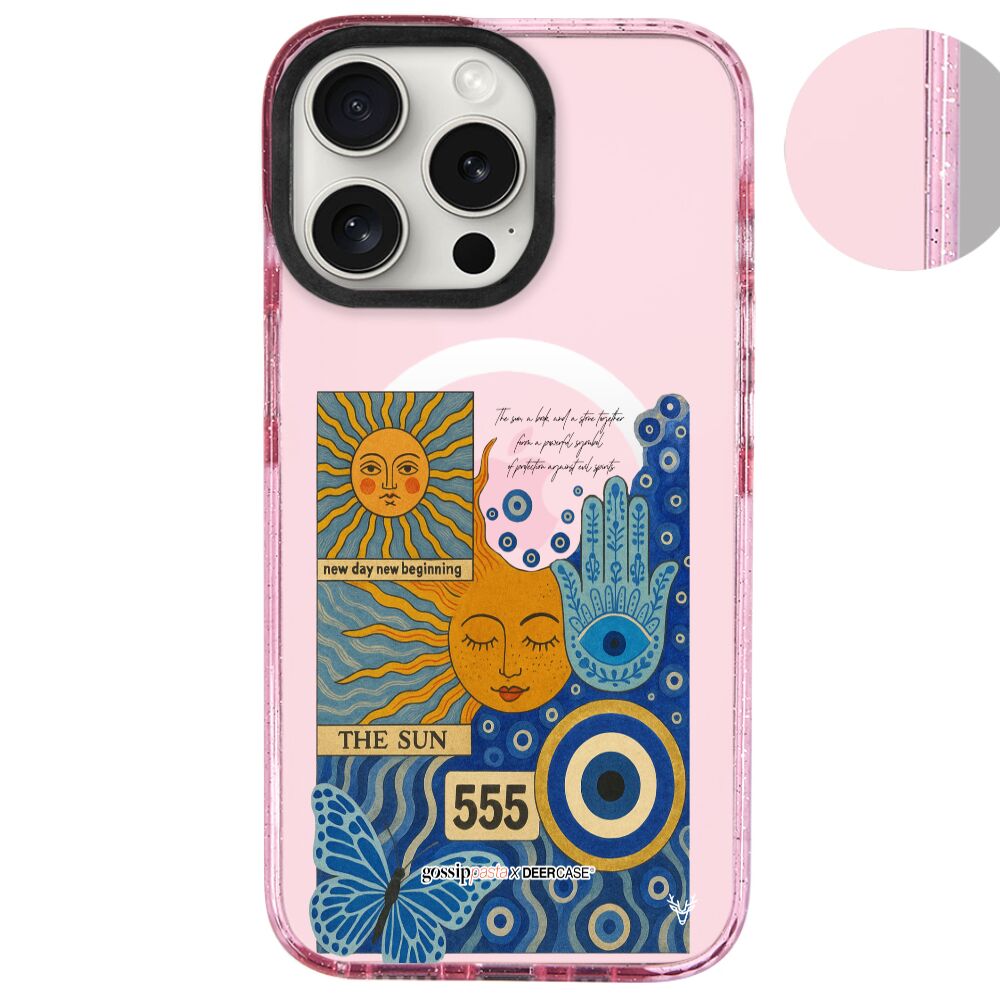 MagsafeliArtycaseSimliPembe