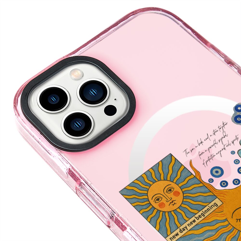 MagsafeliArtycaseSimliPembe