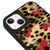 iPhone 15 Leopard Cherry Pattern Telefon Kılıfı - Glossy - Popsoketsiz