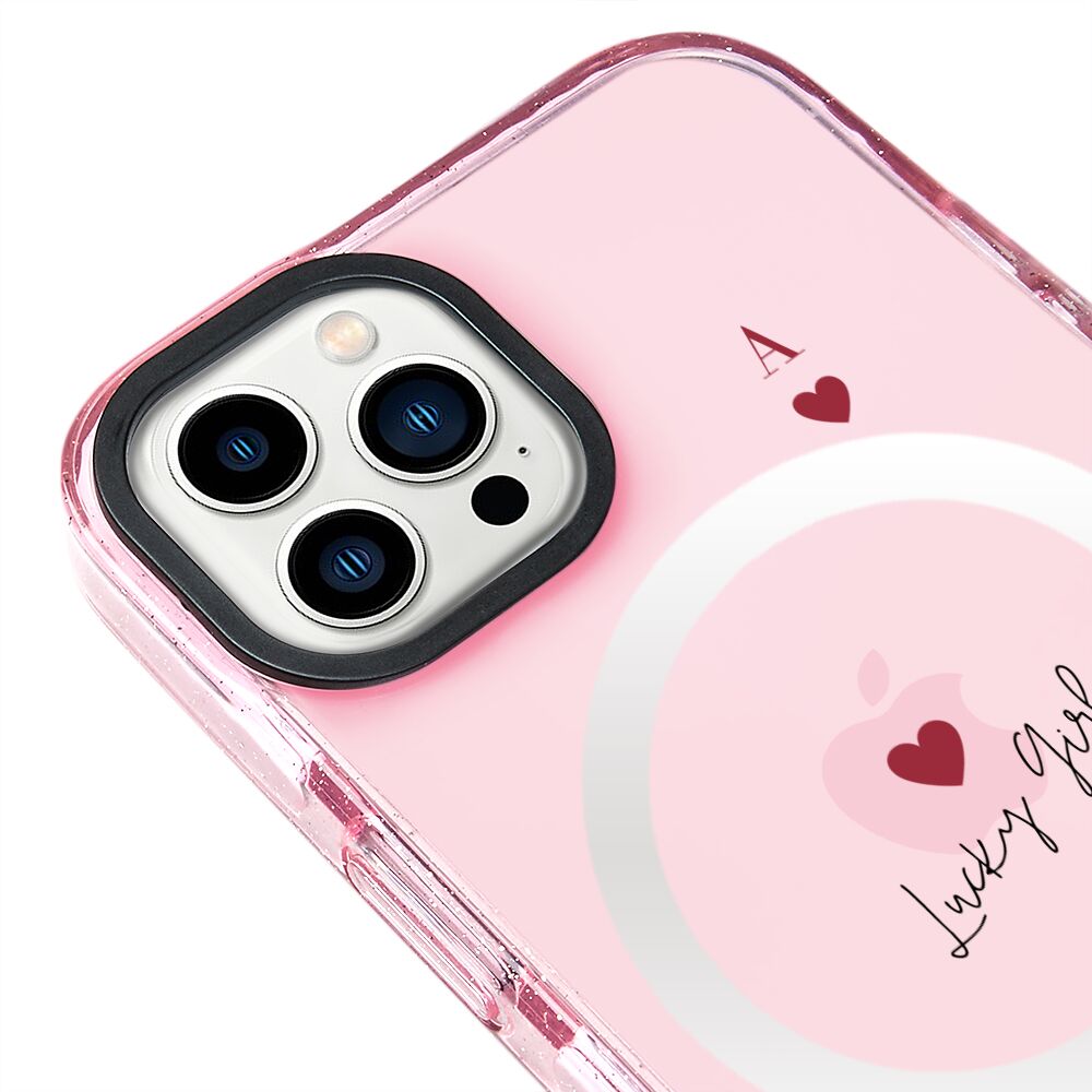 MagsafeliArtycaseSimliPembe