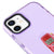 iPhone 12 No Harm Telefon Kılıfı - Artycase - Simli Mor