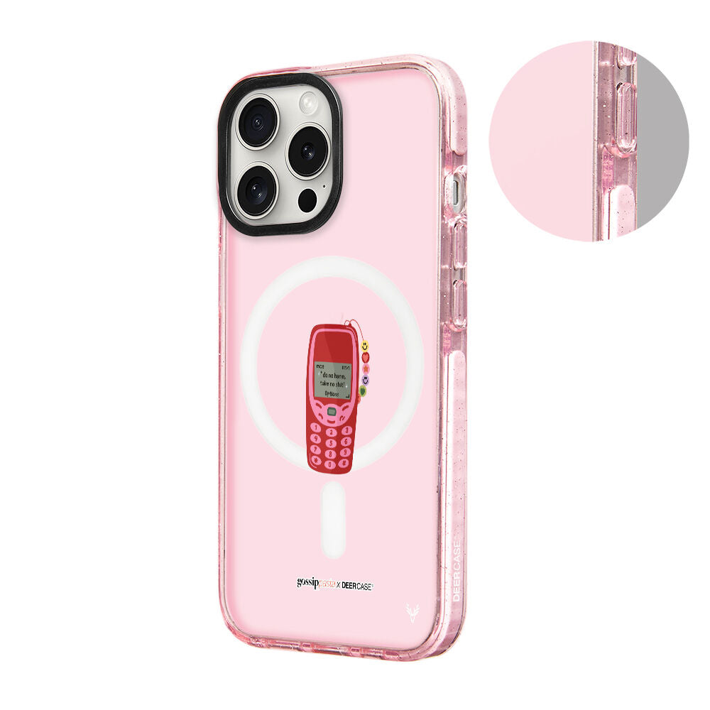 MagsafeliArtycaseSimliPembe