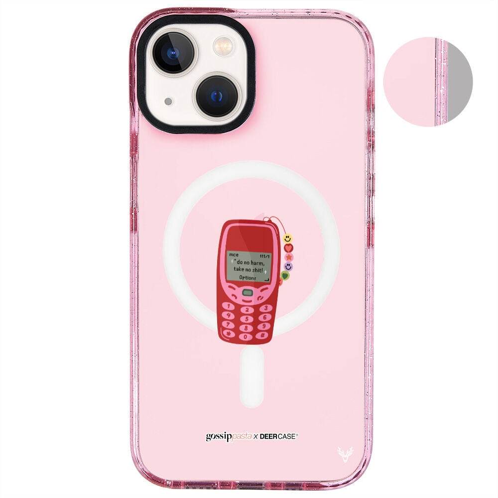 MagsafeliArtycaseSimliPembe