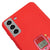 Samsung S21 Plus No Harm Telefon Kılıfı - Renkli Silikon - Kırmızı