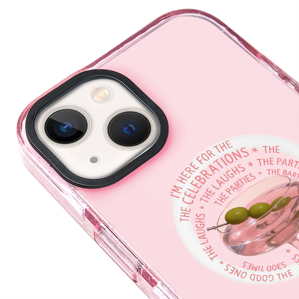 MagsafeliArtycaseSimliPembe