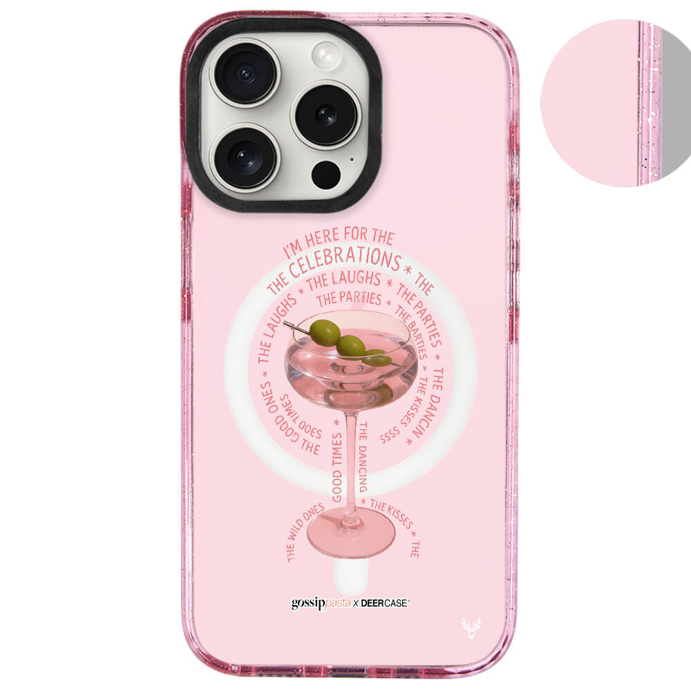 MagsafeliArtycaseSimliPembe