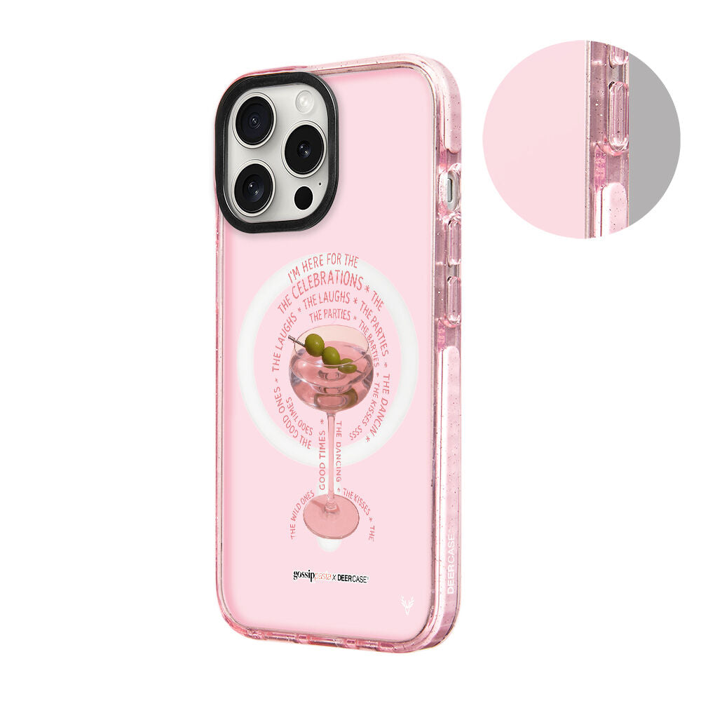 MagsafeliArtycaseSimliPembe