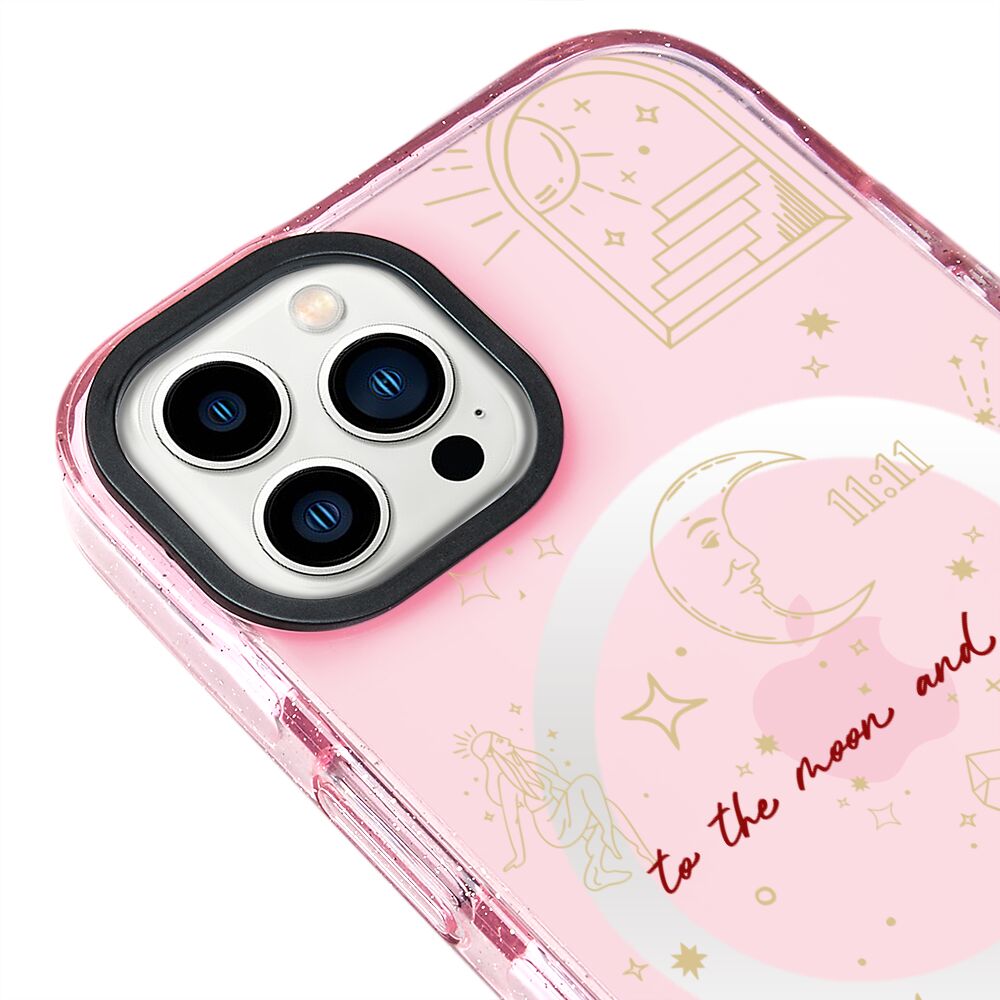 MagsafeliArtycaseSimliPembe