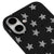 iPhone 16 Shine Star Telefon Kılıfı - Renkli Silikon - Siyah