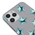 iPhone 11 Pro Gossip Star Telefon Kılıfı - Renkli Silikon - Gri