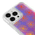iPhone 13 Pro Max Göz Göz Telefon Kılıfı - Neon - Violet