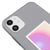 iPhone 11 Intiution Telefon Kılıfı - Renkli Silikon - Gri