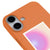 iPhone 16 Plus Intiution Telefon Kılıfı - Renkli Silikon - Turuncu