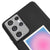 Samsung S21 Ultra Alignment Telefon Kılıfı - Renkli Silikon - Siyah