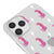 iPhone 11 Pro Max Pink Leopar Telefon Kılıfı - Şeffaf - Saydam