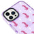 iPhone 15 Pro Max Pink Leopar Telefon Kılıfı - Artycase - Simli Mor