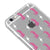 iPhone 6S Pink Leopar Telefon Kılıfı - Şeffaf - Saydam