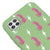 Huawei P40 Lite Pink Leopar Telefon Kılıfı - Renkli Silikon - Yeşil