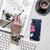 Samsung M12 Pink Leopar Telefon Kılıfı - Şeffaf - Saydam