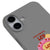 iPhone 16 Now Serving Telefon Kılıfı - Renkli Silikon - Gri