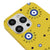 iPhone 16 Pro Nazar Repeller Telefon Kılıfı - Renkli Silikon - Sarı