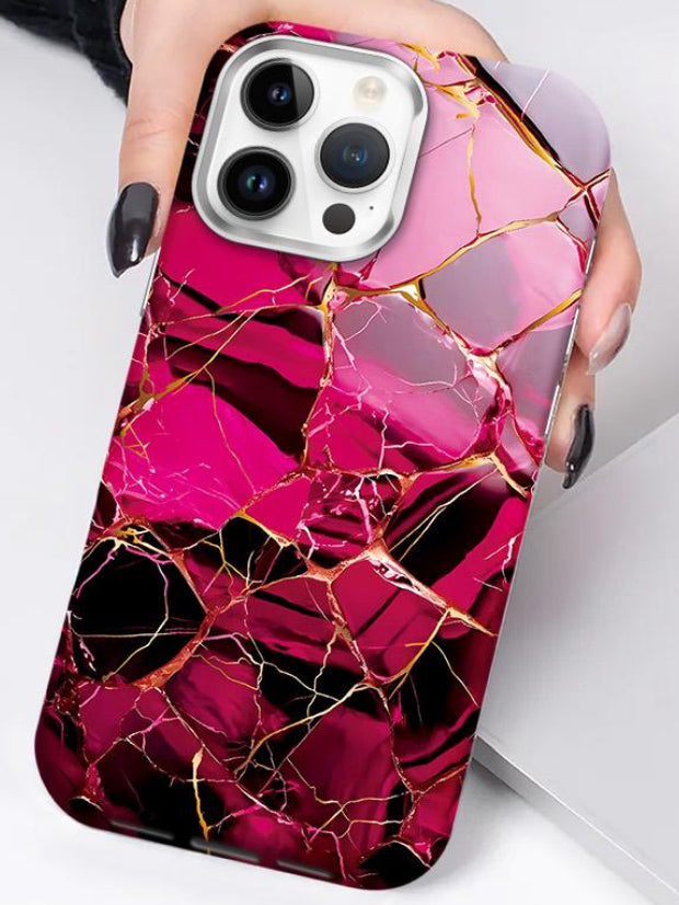 Apple iPhone 16 Lux Marble Magsafe Case