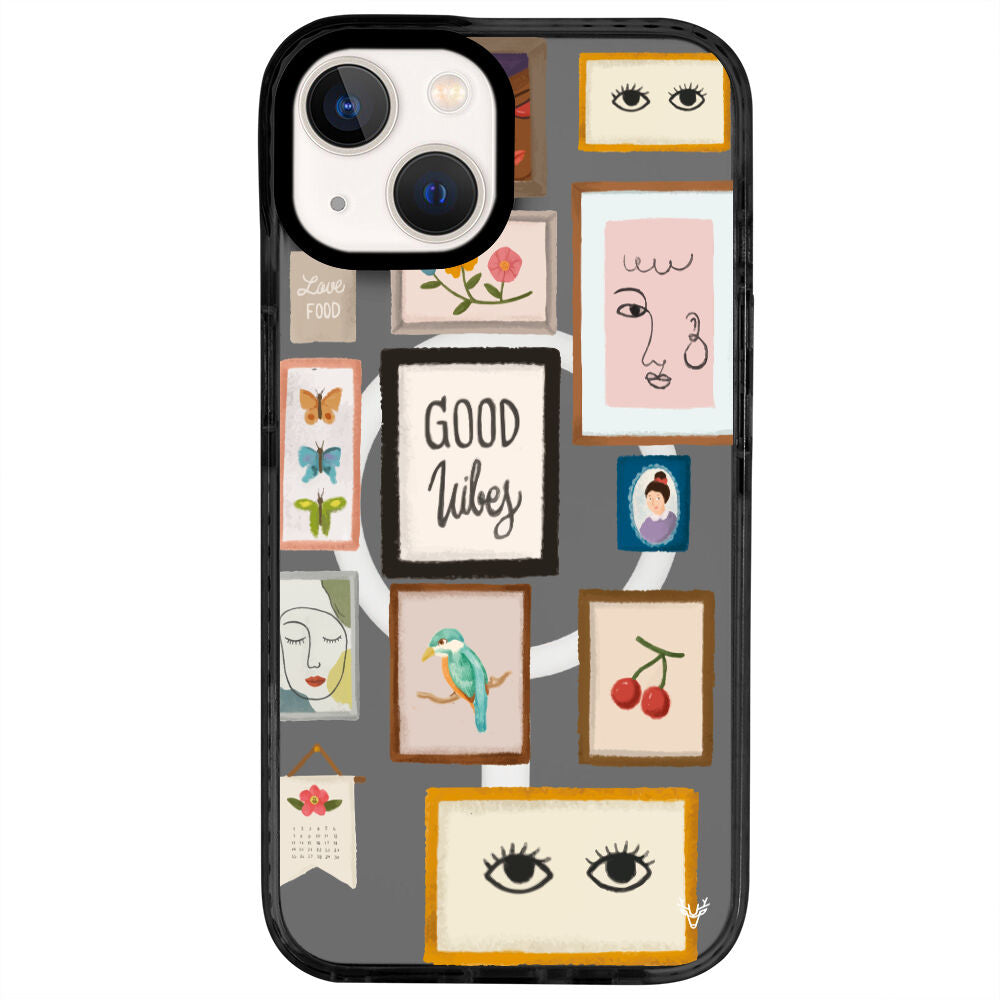 MagsafeliArtycaseCoolBlack