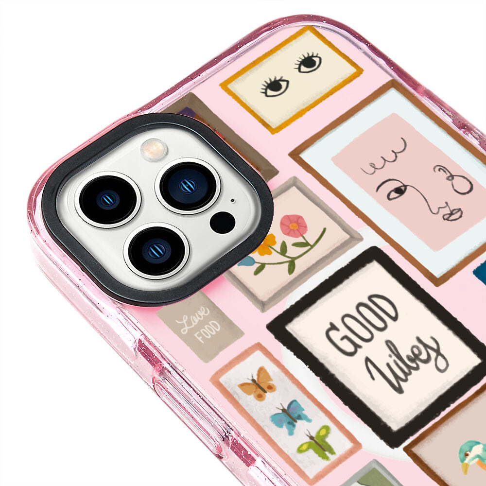 MagsafeliArtycaseSimliPembe