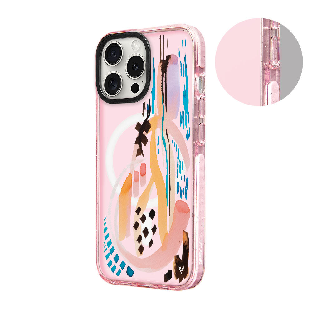 MagsafeliArtycaseSimliPembe