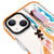 iPhone 14 Colorful Paint Telefon Kılıfı - Artycase - Turuncu